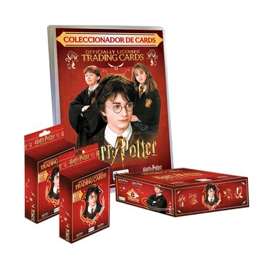 CARDS HARRY POTTER, BINDER COLECCIONADOR + PAQUETON (25 SOBRES) + 2 BOX COLECCIONABLE