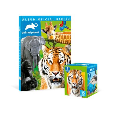 ALBUM ANIMAL PLANET, ALBUM TAPA DURA + 1 PAQUETON (30 SOBRES) - 1