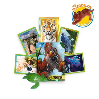 ALBUM ANIMAL PLANET, ALBUM TAPA DURA + 1 PAQUETON (30 SOBRES) - 5