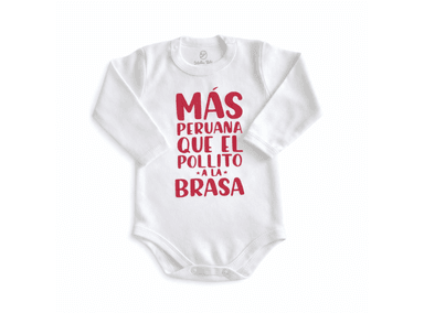 BODY PERSONALIZADO PARA BEBE TEMÁTICA DE  PERÚ