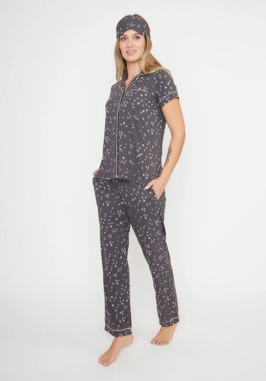 PIJAMA PANTALON ALGODÓN ANTIFAZ KAYSER