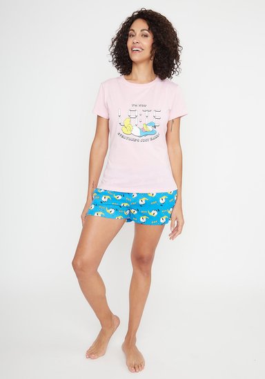 PIJAMA SHORT ALGODON