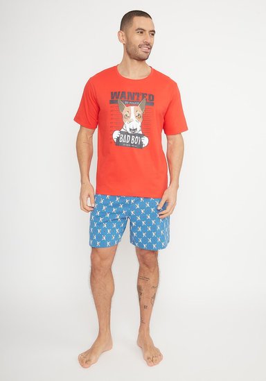 PIJAMA CABALLERO ALGODON