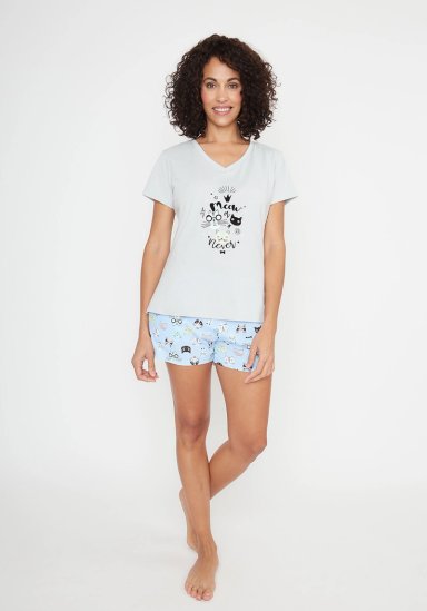 PIJAMA SHORT ALGODON KAYSER - 1