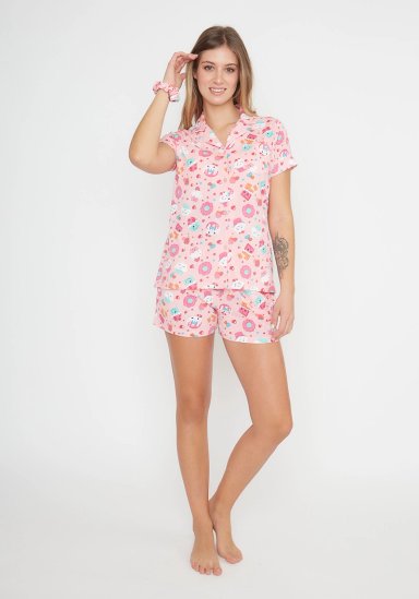 PIJAMA SHORT ALGODON MAS COLET KAYSER