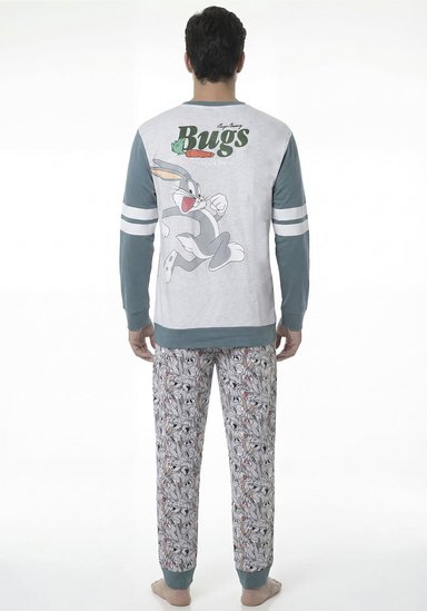 PIJAMA HOMBRE PANTALON ALGODON - 2