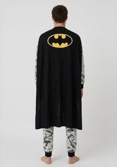 PIJAMA HOMBRE BATMAN CON CAPA - 5