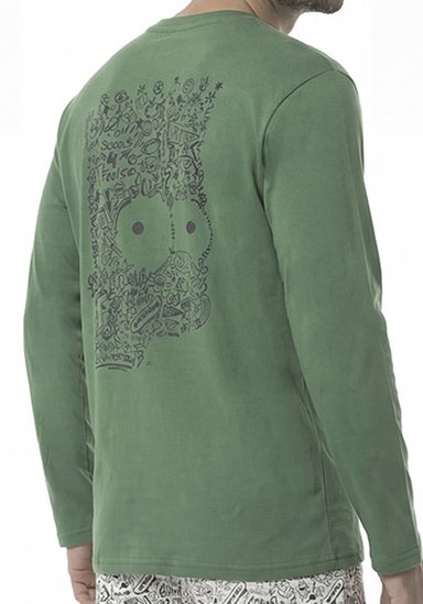 PIJAMA HOMBRE PANTALON ALGODON - 4
