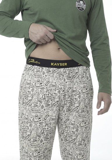 PIJAMA HOMBRE PANTALON ALGODON - 5