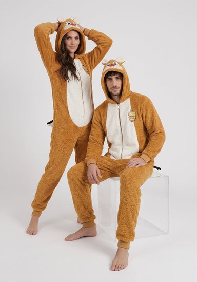 PIJAMA UNISEX ENTERIZO CHIP Y DALE - 1