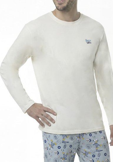 PIJAMA HOMBRE PANTALON ALGODON - 3