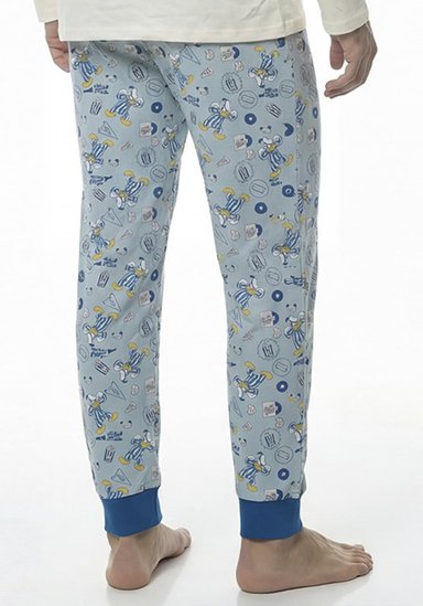 PIJAMA HOMBRE PANTALON ALGODON - 4