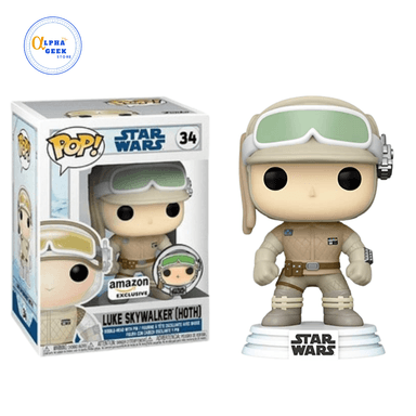 FIGURA COLECCIONABLE FUNKO POP STAR WARS - LUKE SKYWALKER HOTH WITH PIN (AMAZON EXCLUSIVE)