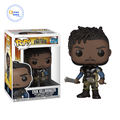 FIGURA COLECCIONABLE FUNKO POP MARVEL - BLACK PANTHER - ERICK KILLMONGER