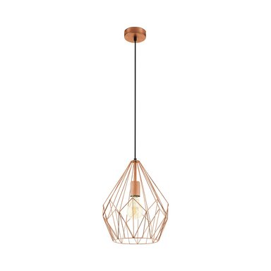 LÁMPARA COLGANTE EGLO MULTICOLOR CARLTON E27 1X 60W