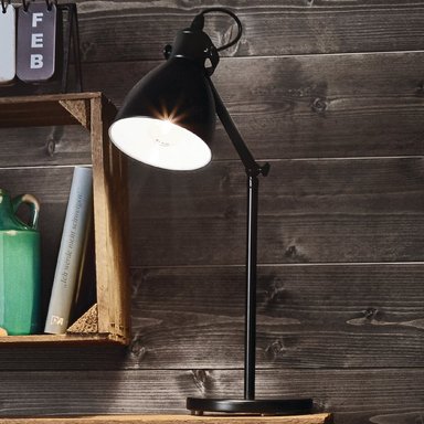 LÁMPARA EGLO NEGRO LUMINARIA MESA PRIDDY E27 1X40W - 3