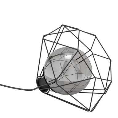 LÁMPARA MESA EGLO NEGRO VERNHAM E27 1X40W H250 Ø325