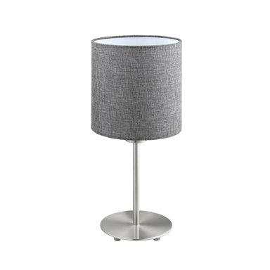 LÁMPARA MESA EGLO DECORATIVO NÍQUEL PASTERI E27 1X60W H400 Ø180