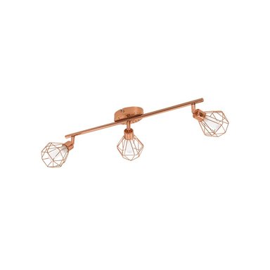 LÁMPARA SPOT EGLO G9 COBRE ZAPATA LED 3X2.5W 3X300LM L515 B65