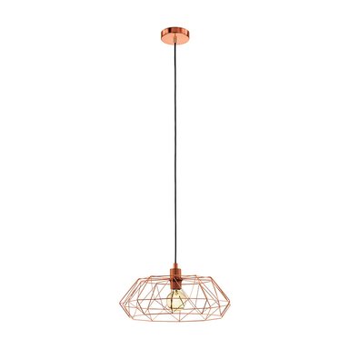 LÁMPARA COLGANTE EGLO COBRE CARLTON2 E27, 1X60W