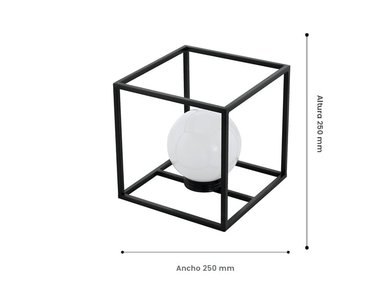 LAMPARA EGLO NEGRO DE PIE Z SOLAR LED 1X0.06W - 2
