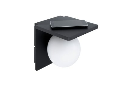 LÁMPARA EGLO NEGRO PARED CIGLIE 1X40W