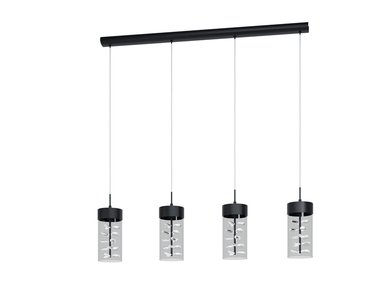 LÁMPARA COLGANTE EGLO NEGRO CABEZOLA LED 29W