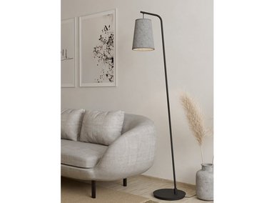 LAMPARA EGLO GRIS DE PIE ALSAGER 1X40W - 2