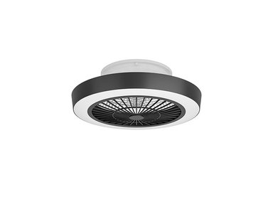 VENTILADOR DE TECHO EGLO SAZAN 12.6 WATTS BLANCO NEGRO