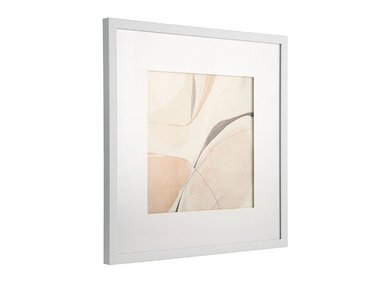 CUADRO ROBERVAL BLANCO Y CAFÉ