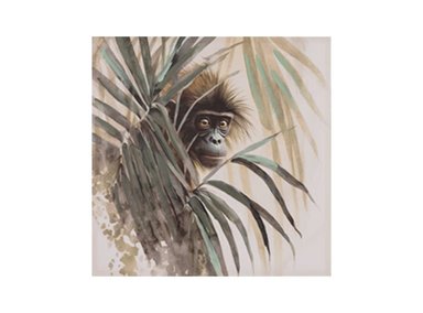 CUADRO LONGOZA VERDE Y CAFÉ