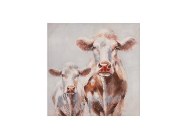 CUADRO LONGOZA GRIS Y BLANCO