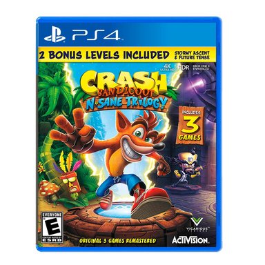 JUEGO PS4 CRASH BANDICOOT NSANE TRILOGY - 1