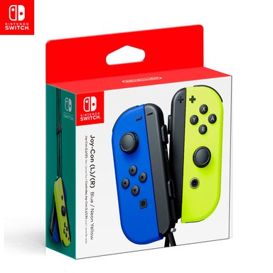 JOY CON NEON BLUE Y NEON YELLOW NINTENDO SWITCH - 1