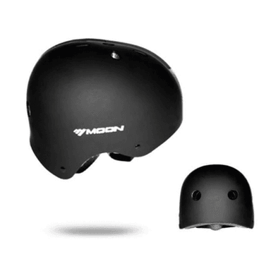 CASCO CICLISMO MOON MTV12 NEGRO MATE URBANO CERTIFICACION CE TALLA M - 1
