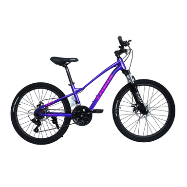 BICICLETA MOUNTAIN BIKE TRINX N104 ARO 24 ROSADO MTB DAMA N104 TALLA S-12.5'