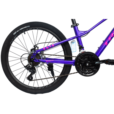 BICICLETA MOUNTAIN BIKE TRINX N104 ARO 24 ROSADO MTB DAMA N104 TALLA S-12.5' - 2