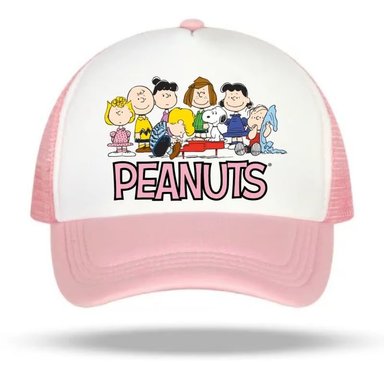 GORRA TRUCKER SNOOPY ROSADA