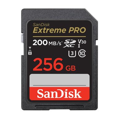 MEMORIA SANDISK SD EXTREME PRO 256GB R200MB W140MB - 1