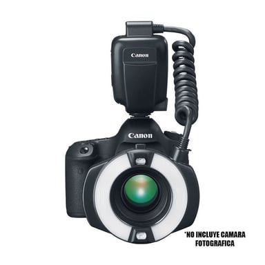 FLASH MACRO CANON MR-14EX II + ADAPTADOR CANON AD-E1 + PILAS DURACELL - 4