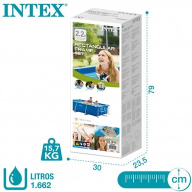 PISCINA INTEX ESTRUCTURAL RECTANGULAR 60 X 150 CM - 6