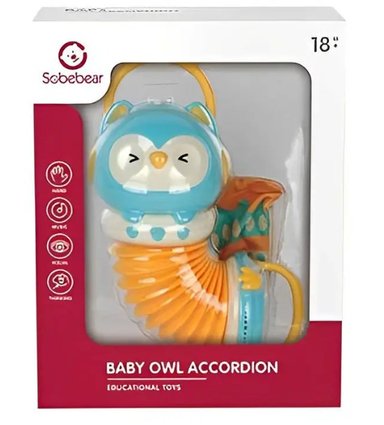 SONAJERO MUSICAL 'BÚHO' CON LUZ DE FONDO