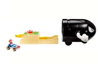 SET DE JUEGO HOT WHEELS MARIO KART PISTA LANZA BULLET BILL - 2