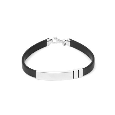 PULSERA BANGLE CUACHO HOMBRE PLATA 925