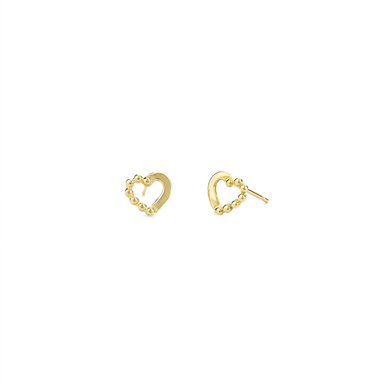 ARETES BALIQ CORAZÓN BALS ORO 18K