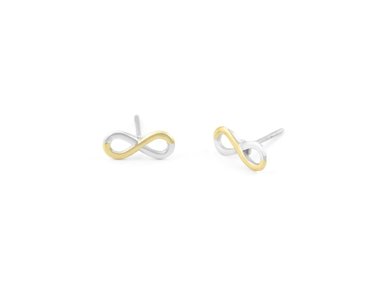 ARETES BALIQ ARGS0264 PLATA INFINITO ORO
