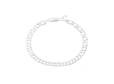 PULSERA BALIQ PUS-4375 PLATA 925 LARGA MALLA HOMBRE
