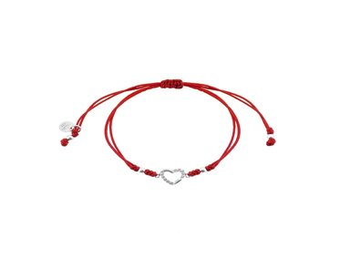 PULSERA BALIQ PUS-4442 PLATA 925 CORAZON 2 ARGOLLA