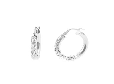 ARETES BALIQ ARS-5986 PLATA 925 ARGOLLA LISA