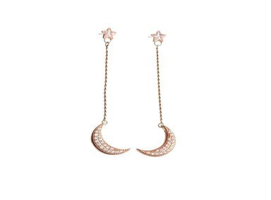ARETES BALIQ ARS-5508 PLATA 925 CONSTELACIÓN LUNA